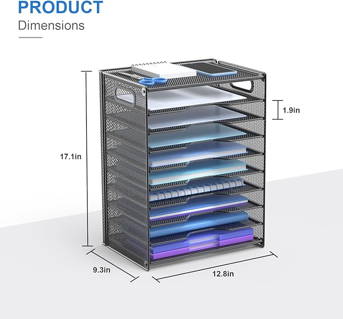 OUTWOLF 10 Tier Paper Organizer - Image 3