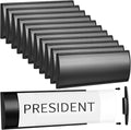 Therwen 12 Pcs Aluminum Office Name Plate Holder by Therwen