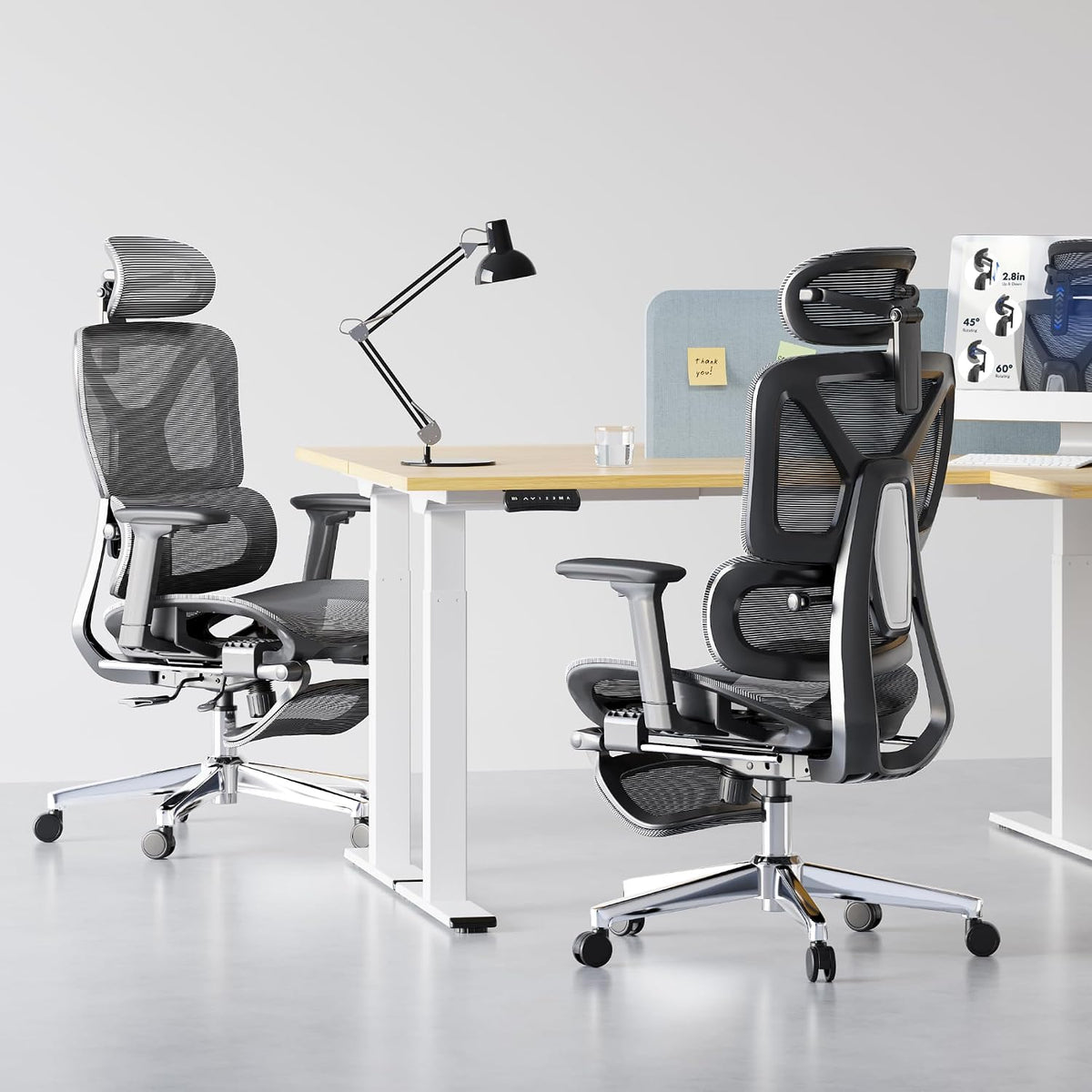 FLEXISPOT ErgoX Premium Ergonomic Office Chair Dark Grey-FT