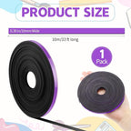 AmazingSpark Magnetic Tape Roll Thin Strips, 0.39 Inch x 33 Feet Magnetic Board - Image 2