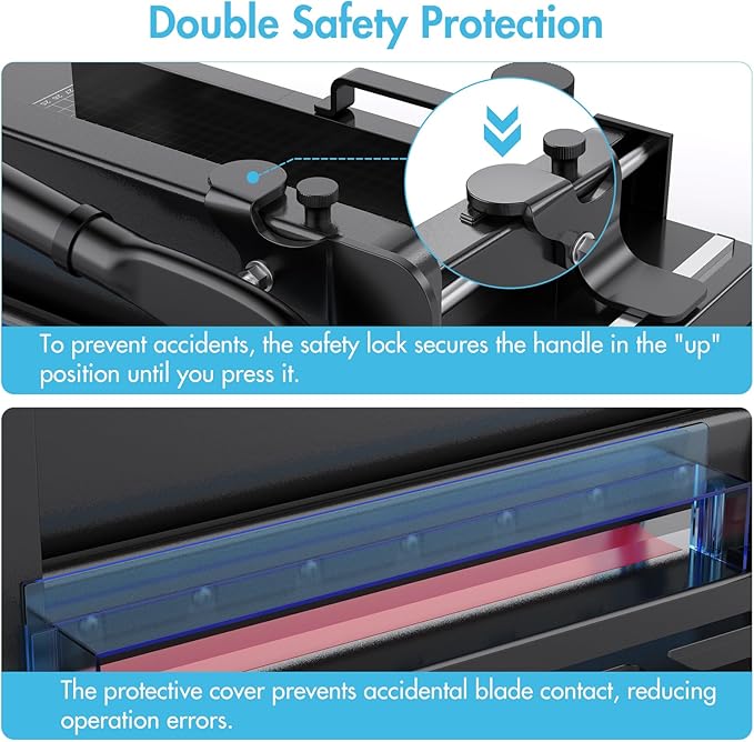Paper Cutter 12 Inch, Heavy Duty Paper Cutter - Image 5