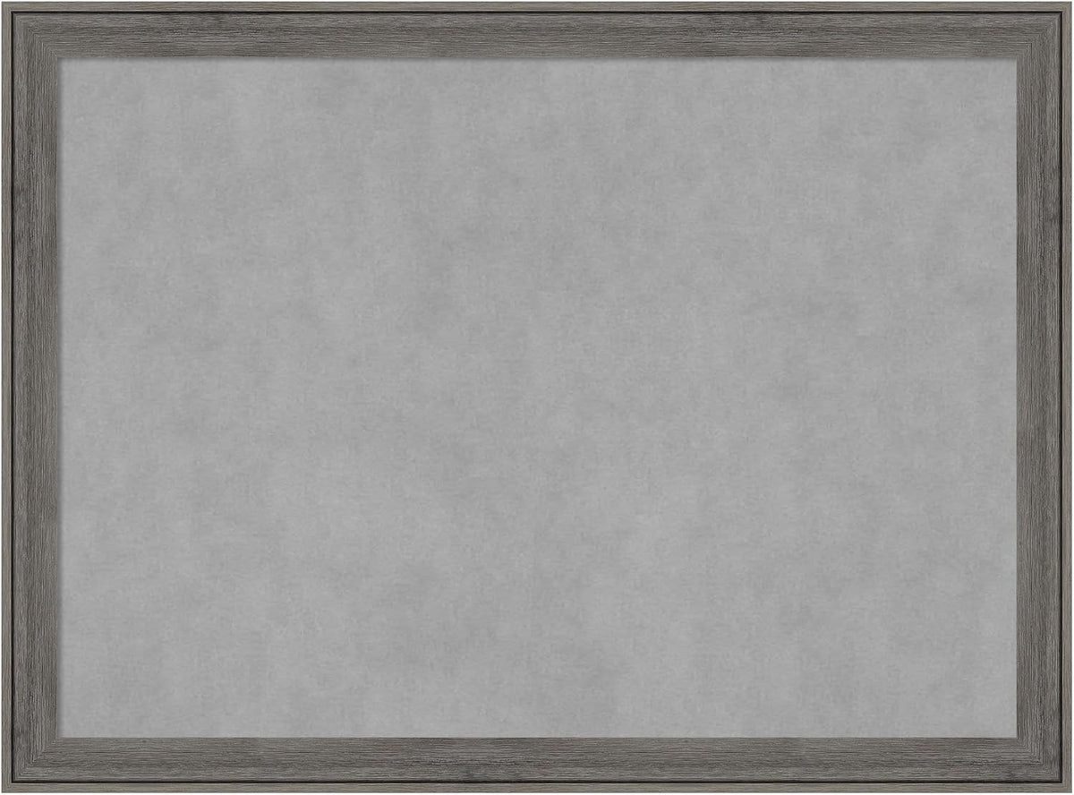 Amanti Art Grey Framed Magnetic Board 23x31 Medium Vision Board