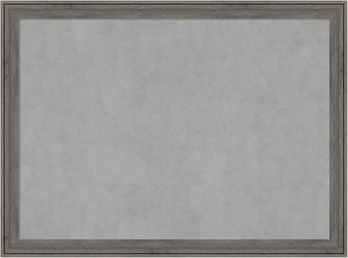 Amanti Art Grey Framed Magnetic Board 23x31 Medium Vision Board by AmantiArt