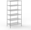 Regal Altair 24" Deep x 42" Wide x 86" Height Wire Shelving Kit | 6-Tier | NSF