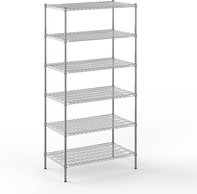 Regal Altair 24" Deep x 42" Wide x 86" Height Wire Shelving Kit | 6-Tier | NSF by Regal+Altair