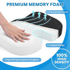 TushGuard Office/ Car Seat Cushion, Non-Slip Sciatica & Back Coccyx Tailbone - Image 3