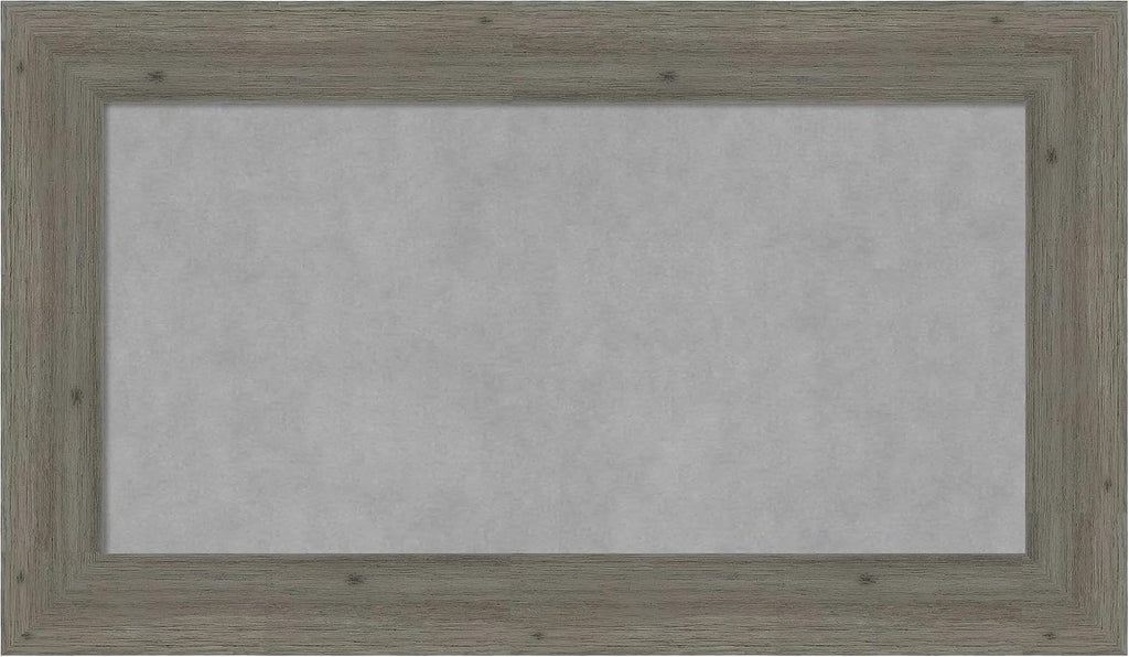 Amanti Art Grey Framed Magnetic Board 17x29 Small Vision Board