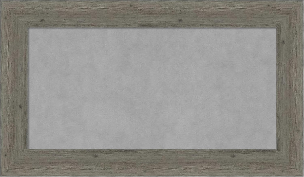 Amanti Art Grey Framed Magnetic Board 17x29 Small Vision Board