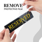 6 Reserved Table Signs – Black Stainless Steel - Image 4