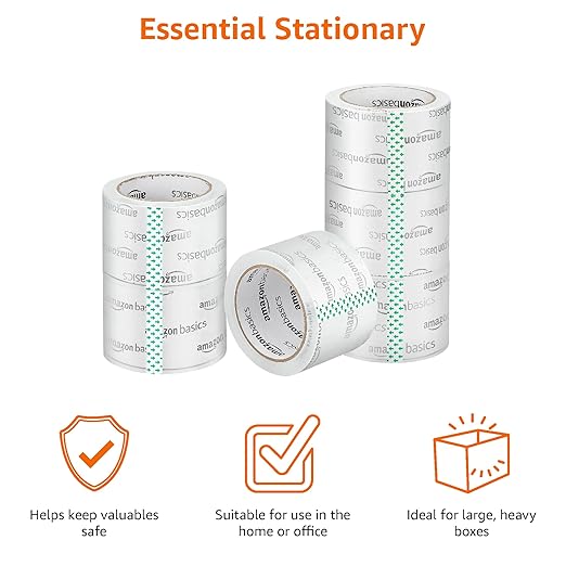 Amazon Basics Extra-Wide Packing Tape, Designed - Image 3