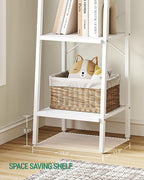 Hzuaneri Ladder Shelf, Bookshelf Bookcase, Freestanding Corner Storage Shelve - Image 5