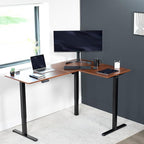 VIVO Electric Corner 63 x 47 inch L-Shaped Standing Desk, Memory Height - Image 8