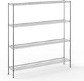 Regal Altair 14" Deep x 72" Wide x 74" Height Wire Shelving Kit | 4-Tier | NSF by Regal+Altair