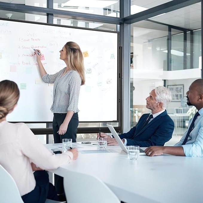 BIBOC 32x48 Inches Large Mobile Dry Erase Whiteboard - Image 7