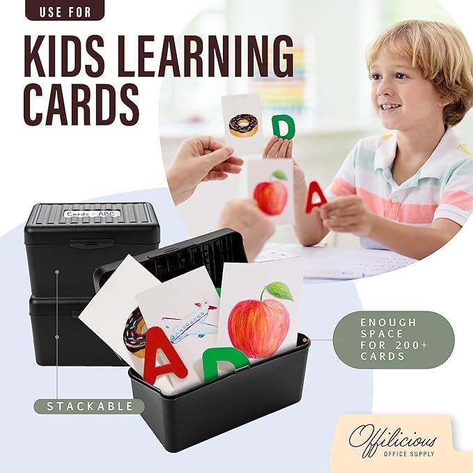 OFFILICIOUS Business Card Organizer 3x5 - Image 8