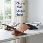 Solid Wooden Book Stand 16" x 9.5" x 6" Extra Large Display Stand | Open Book Holder Stand, Wood Book Display Stand for Coffee Table Books, Cookbooks, Bibles & Magazines