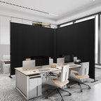 C-Hopetree 2 Panels Room Divider, 6 Ft Tall Indoor Folding Privacy Screen - Image 4