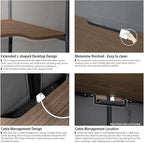 Provour Work Booth, Private Workstation, Room Divider, Office Pod, Acoustic - Image 5