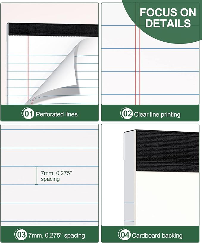 Legal Pads 4x6 Small Notepads, 14-Pck Note Pads - Image 3