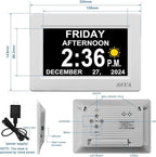 SSYA Digital Calendar Alarm Clock - Image 2