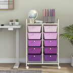 GLACER 10 Drawer Rolling Cart, Storage Cart - Image 2