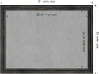 Amanti Art Black Framed Magnetic Board 23x31 Medium Vision Board - Image 4