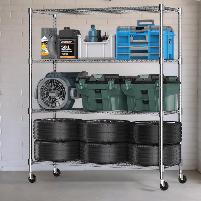 Himimi Storage Shelves 60"W Wire Shelving - Image 4