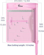 Firbon 12" Guillotine Paper Cutter, Heavy Duty 30-Sheet Capacity Trimmer - Image 6