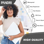 3 Ring Binder 0.5 Inch, PANDRI 6 Pack Binder Fits Letter Size 8.5'' x 11'' Paper - Image 7
