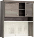 Sauder Craft Pro Series Hutch, Mystic Oak Finish