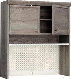 Sauder Craft Pro Series Hutch, Mystic Oak Finish