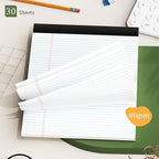 AILZFEI 2 Pack of Legal Pads 8.5 x 11 College Ruled Writing Pads 8.5" x 11.75" - Image 4