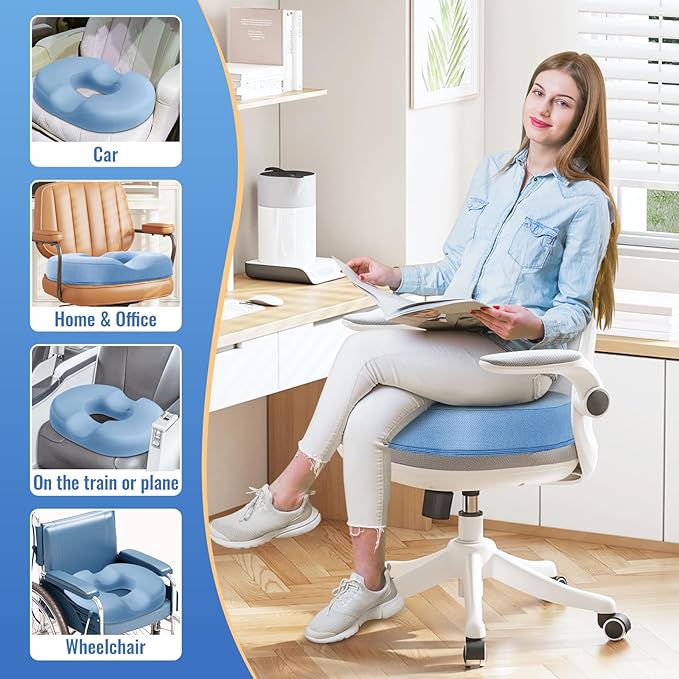 CloudBliss Donut Pillow Seat Cushion Chair Pad - Image 6