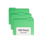 Smead Standard File Folders, 1/3-Cut Tabs, Letter Size by SMEAD