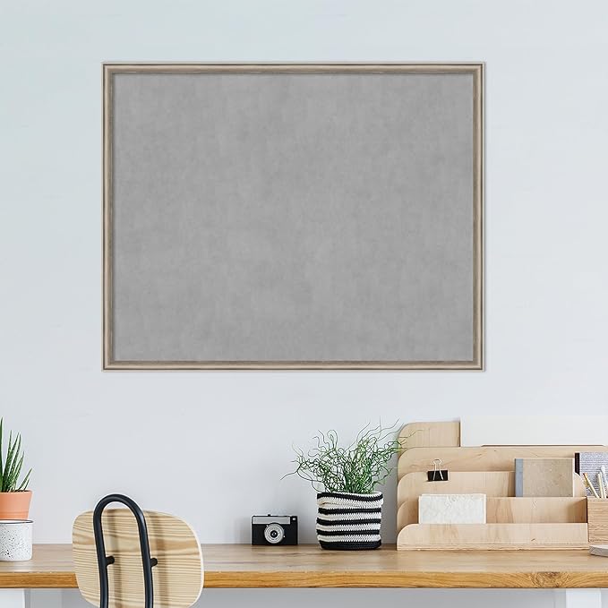 Amanti Art Silver Framed Magnetic Board 34x42 X-Large Vision Board - Image 5
