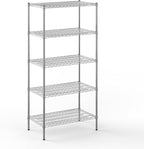 Regal Altair 21" Deep x 36" Wide x 74" Height Wire Shelving Kit | 5-Tier | NSF by Regal+Altair