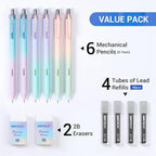 WRITECH Up Mechanical Pencil Set: 6ct Gradient Barrel 0.7mm Mechanical Pencils - Image 7