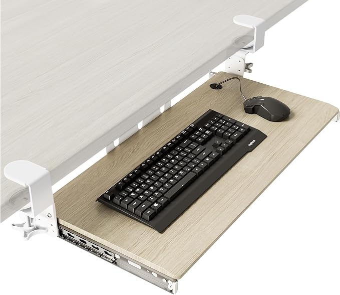 AX WABER Keyboard Tray Under Desk Pull Out by 1