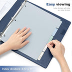 Ospelelf 3 Ring Binder With Clipboard 1 Inch Leather - Image 5