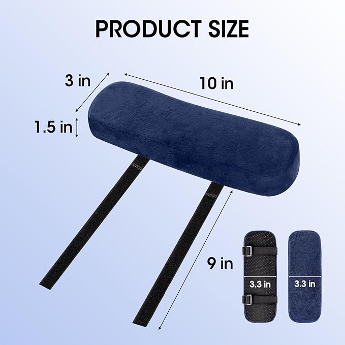 ZNCMRR 2 Pack Office Chair Armrest Pads Covers - Image 4