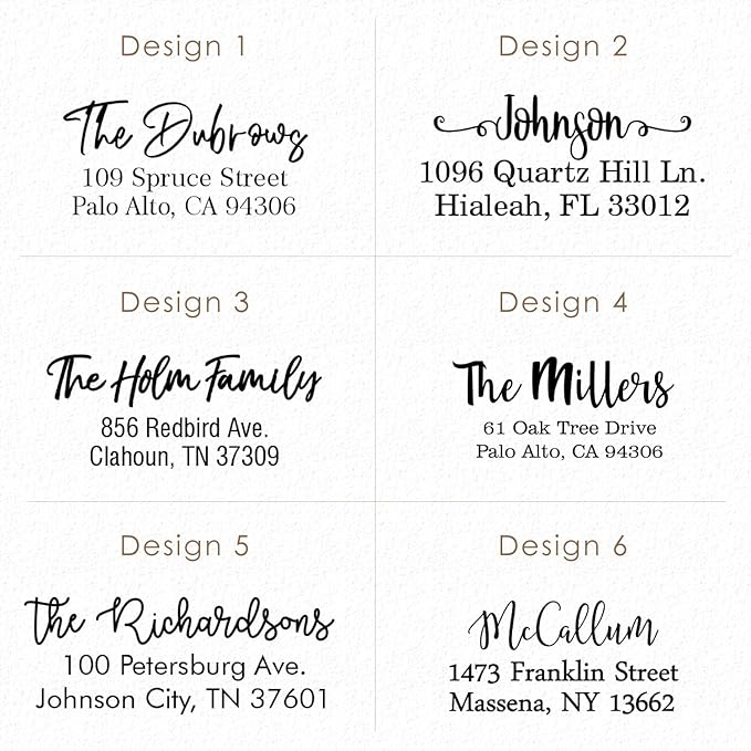 Address Stamp - Custom Stamps for Mailing I Create Personalized Name and Return - Image 2