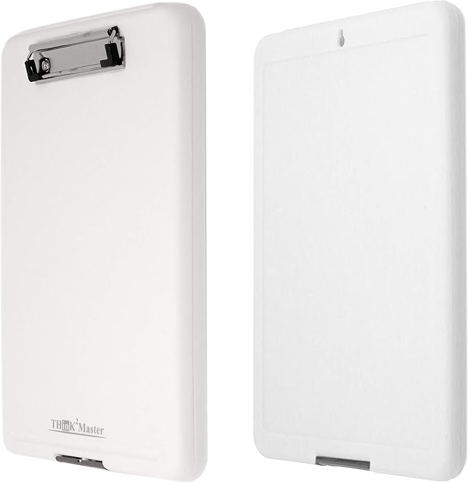 Think2Master White Plastic Storage Clipboard. | 25% Heavier & 25% Sturdier| - Image 5