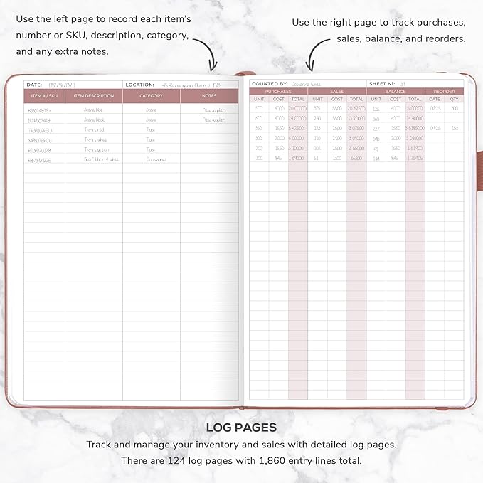 Clever Fox Inventory & Sales Log Book - Image 3