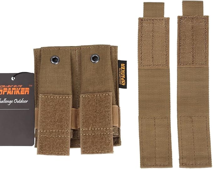 EXCELLENT ELITE SPANKER Molle Single/Double Pistol Mag Pouch Tactical Magazine - Image 7
