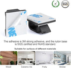 XHF 3/4” Adhesive Cable Wire Clips Black 60pcs, Cable Staples Outdoor Cable - Image 3