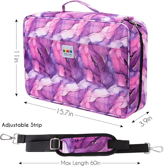 YOUSHARES Big Capacity Colored Pencil Case - Image 2