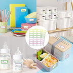 STARLIBOO Removable Freezer Labels, 1x2 Inch Color Coding Removable Labels - Image 5