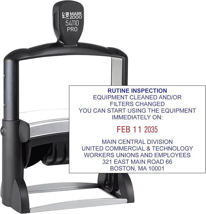 Mark 2000 54110 Professional Self Inking Date Stamp by Mark2000