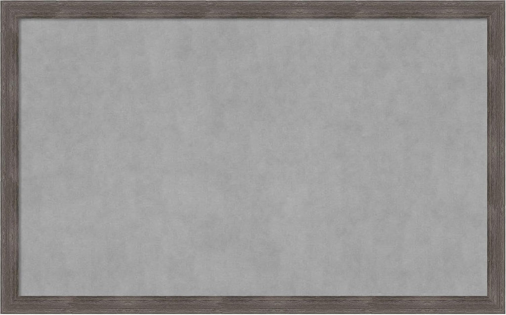 Amanti Art Grey Framed Magnetic Board 27x43 Large Vision Board