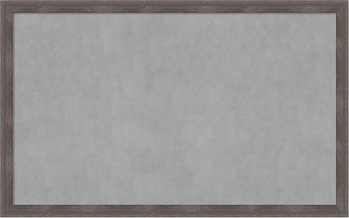 Amanti Art Grey Framed Magnetic Board 27x43 Large Vision Board